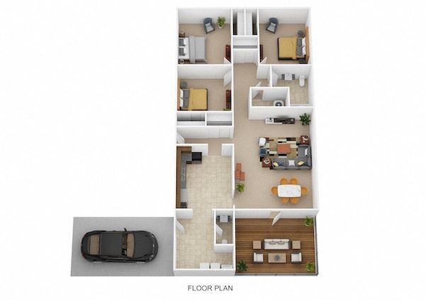 3 Bed 2.5 Bath Deluxe Home